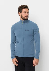 Jack Wolfskin Funktionsjacke PRELIGHT FZ Hellblau/Grau/Blau