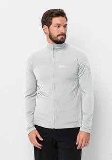 Jack Wolfskin Funktionsjacke PRELIGHT FZ Grau/Hellgrau