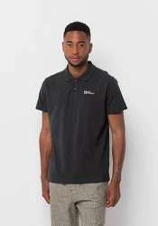 Jack Wolfskin Poloshirt ESSENTIAL POLO Dunkelblau/Schwarz/Grau/Dunkelgrau