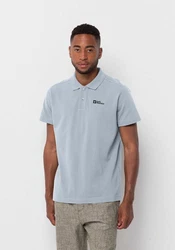 Jack Wolfskin Poloshirt ESSENTIAL POLO Blau/Hellblau/Grau