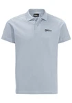 Jack Wolfskin Poloshirt ESSENTIAL POLO Blau/Hellblau/Grau