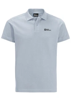 Jack Wolfskin Poloshirt ESSENTIAL POLO Blau/Hellblau/Grau