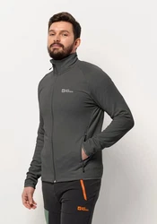 Jack Wolfskin Fleecejacke BAISELBERG FZ Grau/Dunkelgrau/Hellgrau