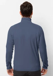 Jack Wolfskin Fleecejacke BAISELBERG FZ Dunkelblau/Blau/Grau/Hellblau