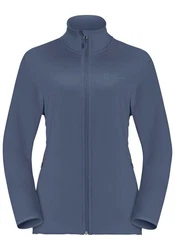 Jack Wolfskin Fleecejacke BAISELBERG FZ Dunkelblau/Blau/Grau/Hellblau