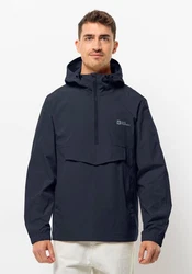 Jack Wolfskin Funktionsjacke DESERT WIND OVERHEAD Dunkelblau/Blau