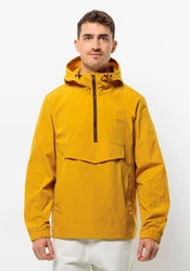 Jack Wolfskin Funktionsjacke DESERT WIND OVERHEAD Braun/Gelb