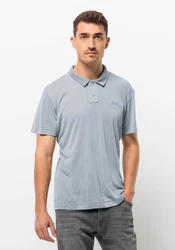 Jack Wolfskin Poloshirt PIKEH POLO M Blau/Hellblau
