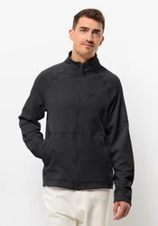 Jack Wolfskin Fleecejacke FERNWEH JKT Dunkelgrau/Grau/Schwarz