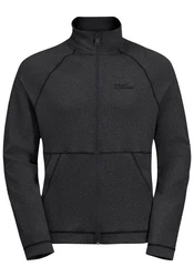 Jack Wolfskin Fleecejacke FERNWEH JKT Dunkelgrau/Grau/Schwarz
