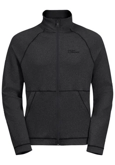 Jack Wolfskin Fleecejacke FERNWEH JKT Dunkelgrau/Grau/Schwarz