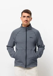 Jack Wolfskin Fleecejacke FERNWEH JKT Dunkelblau/Hellblau