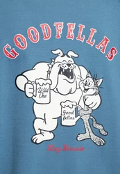 KingKerosin Longsleeve Good Fellas Blau/Hellblau