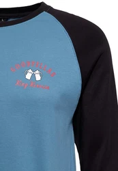 KingKerosin Longsleeve Good Fellas Blau/Hellblau