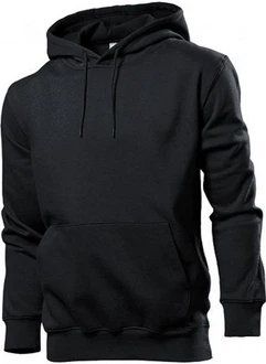 Stedman Kapuzenpullover Hooded Sweat Schwarz/Dunkelgrau Stedman Kapuzenpullover Hooded Sweat Schwarz/Dunkelgrau