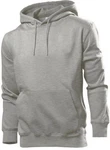 Stedman Kapuzenpullover Hooded Sweat Hellgrau/Grau