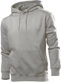 Stedman Kapuzenpullover Hooded Sweat Hellgrau/Grau Stedman Kapuzenpullover Hooded Sweat Hellgrau/Grau