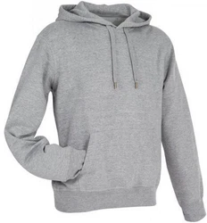 Stedman Kapuzenpullover Active Sweat Hoody Hellgrau/Grau/Dunkelgrau