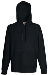 Fruit of the Loom Kapuzenpullover Lightweight Hooded Sweatshirt Schwarz/Dunkelblau