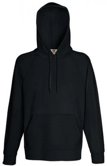 Fruit of the Loom Kapuzenpullover Lightweight Hooded Sweatshirt Schwarz/Dunkelblau