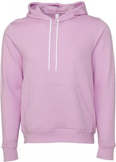 Bella + Canvas Kapuzenpullover Unisex Pullover Hoodie Rosa/Lila