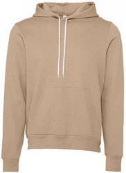 Bella + Canvas Kapuzenpullover Unisex Pullover Hoodie Khaki/Braun/Beige