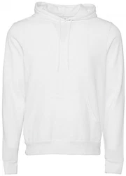 Bella + Canvas Kapuzenpullover Unisex Pullover Hoodie Weiß/Creme/Grau