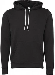 Bella + Canvas Kapuzenpullover Unisex Pullover Hoodie Schwarz/Dunkelgrau/Grau