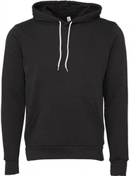 Bella + Canvas Kapuzenpullover Unisex Pullover Hoodie Schwarz/Dunkelgrau/Grau