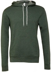 Bella + Canvas Kapuzenpullover Unisex Pullover Hoodie Dunkelgrün/Grün