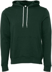 Bella + Canvas Kapuzenpullover Unisex Pullover Hoodie Dunkelgrün/Grün