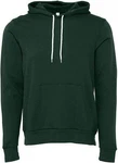 Bella + Canvas Kapuzenpullover Unisex Pullover Hoodie Dunkelgrün/Grün
