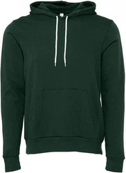 Bella + Canvas Kapuzenpullover Unisex Pullover Hoodie Dunkelgrün/Grün