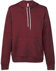 Bella + Canvas Kapuzenpullover Unisex Pullover Hoodie Dunkelrot/Bordeaux/Rot
