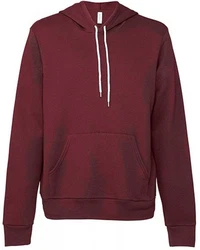 Bella + Canvas Kapuzenpullover Unisex Pullover Hoodie Dunkelrot/Bordeaux/Rot