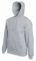 Fruit of the Loom Kapuzenpullover Premium Hooded Sweat Grau/Hellgrau