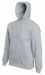 Fruit of the Loom Kapuzenpullover Premium Hooded Sweat Grau/Hellgrau