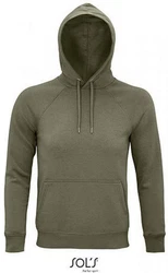 SOLS Kapuzenpullover Sweatshirt Dunkelgrün/Khaki