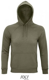 SOLS Kapuzenpullover Sweatshirt Dunkelgrün/Khaki