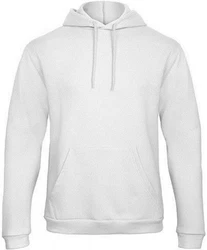 B&C Kapuzenpullover Herren Hooded Sweatshirt Grau/Hellgrau/Weiß