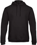 B&C Kapuzenpullover Herren Hooded Sweatshirt Schwarz