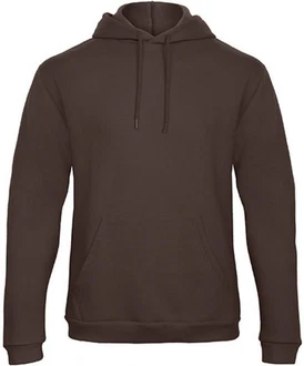 B&C Kapuzenpullover Herren Hooded Sweatshirt Dunkelbraun/Grau/Braun/Khaki