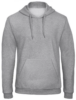 B&C Kapuzenpullover Herren Hooded Sweatshirt Grau/Hellgrau/Dunkelgrau
