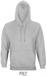 SOLS Unisex Condor Hooded Sweatshirt Grau/Hellgrau
