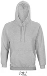 SOLS Unisex Condor Hooded Sweatshirt Grau/Hellgrau