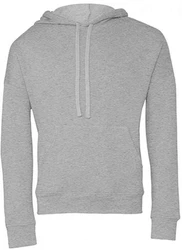 Bella + Canvas Kapuzenpullover Unisex Sponge Fleece Pullover DTM Hoodie Grau/Hellgrau