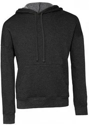 Bella + Canvas Kapuzenpullover Unisex Sponge Fleece Pullover DTM Hoodie Dunkelgrau/Grau