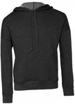 Bella + Canvas Kapuzenpullover Unisex Sponge Fleece Pullover DTM Hoodie Dunkelgrau/Grau