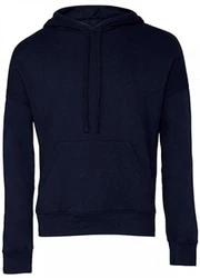 Bella + Canvas Kapuzenpullover Unisex Sponge Fleece Pullover DTM Hoodie Dunkelblau/Blau