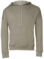 Bella + Canvas Kapuzenpullover Unisex Sponge Fleece Pullover DTM Hoodie Khaki/Dunkelgrün/Braun/Grau/Beige